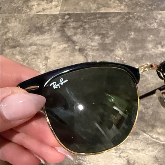 Ray-Ban Black Clubmaster sunglasses with case!